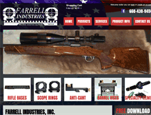 Tablet Screenshot of kenfarrell.com